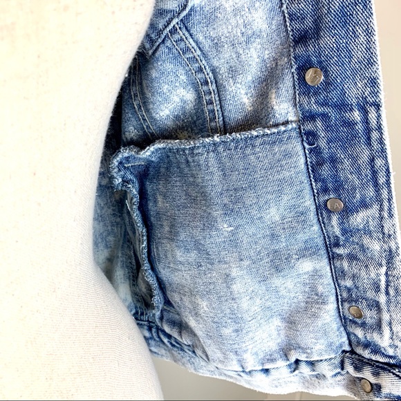 Pacsun DIY Denim Distressed Vest Small - Picture 8 of 9